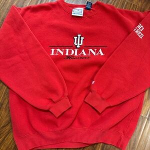 Vintage IU Big Red Crewneck Sweatshirt